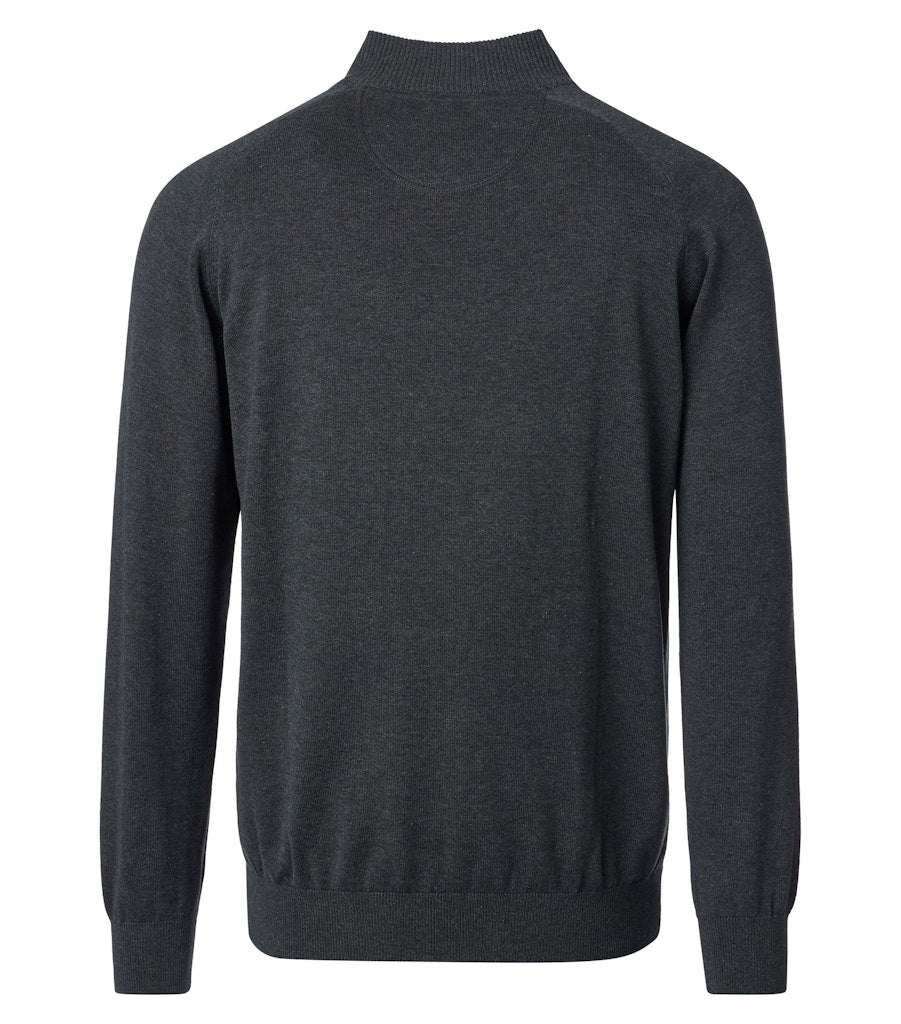 Casa Moda Herren Strickjacken Anthrazit