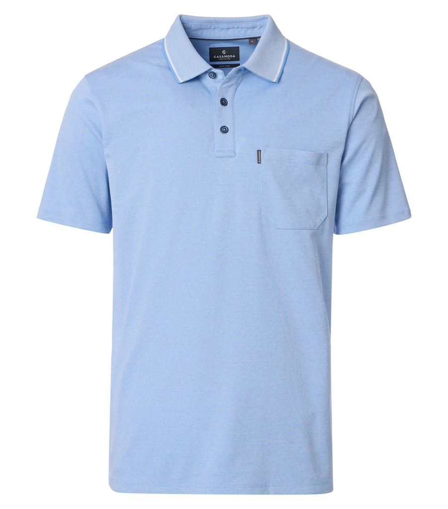 Casa Moda Herren Polo-Shirts  Blau