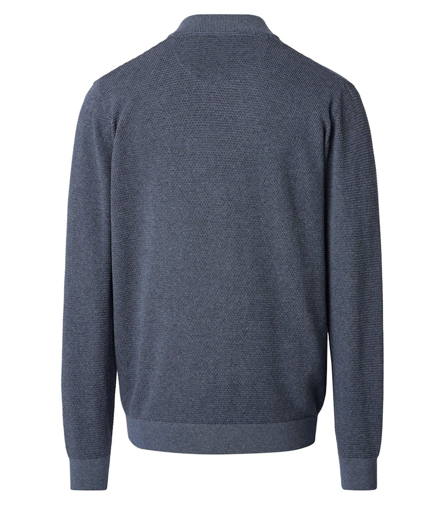 Casa Moda Herren Strickjacken Silber
