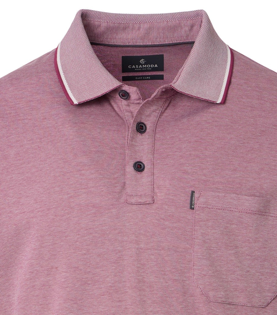 Casa Moda Herren Polo-Shirts Rot