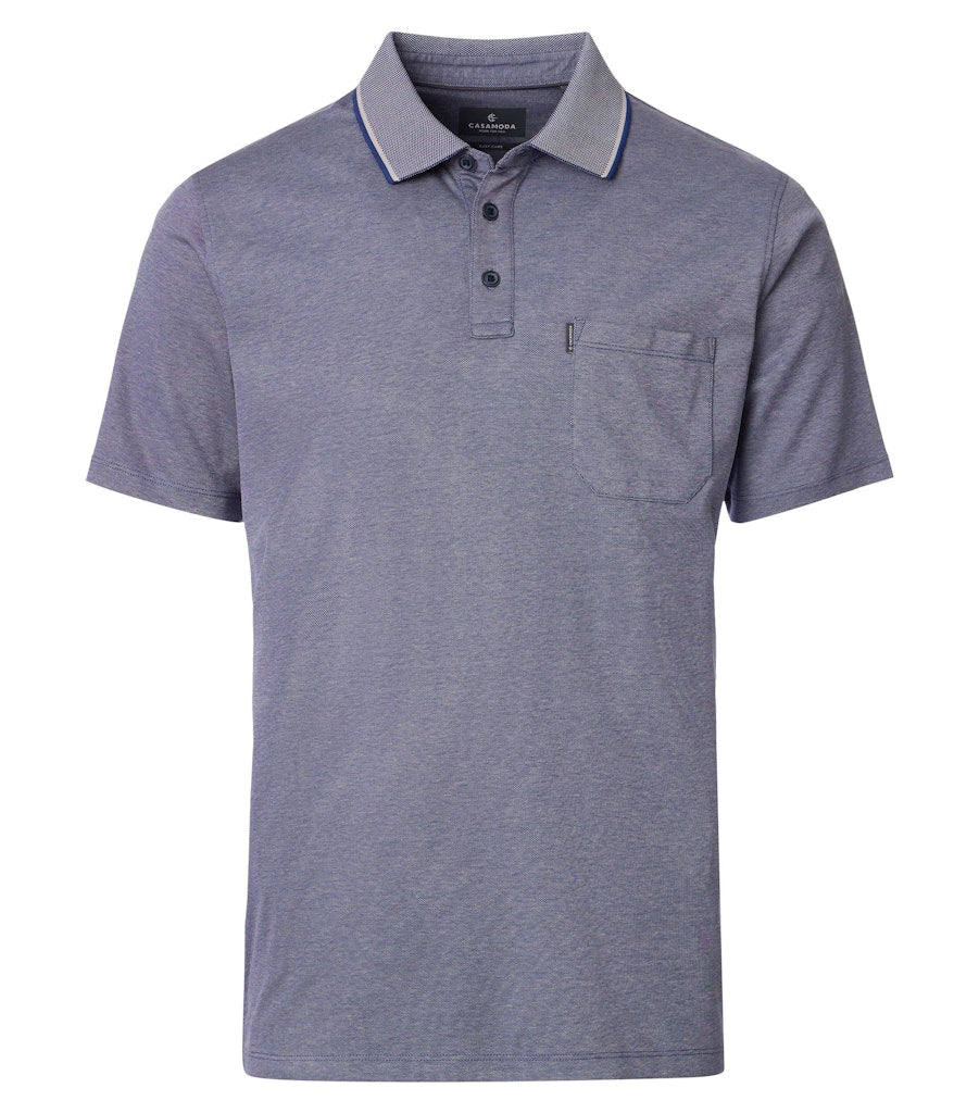 Casa Moda Herren Polo-Shirts  Blau