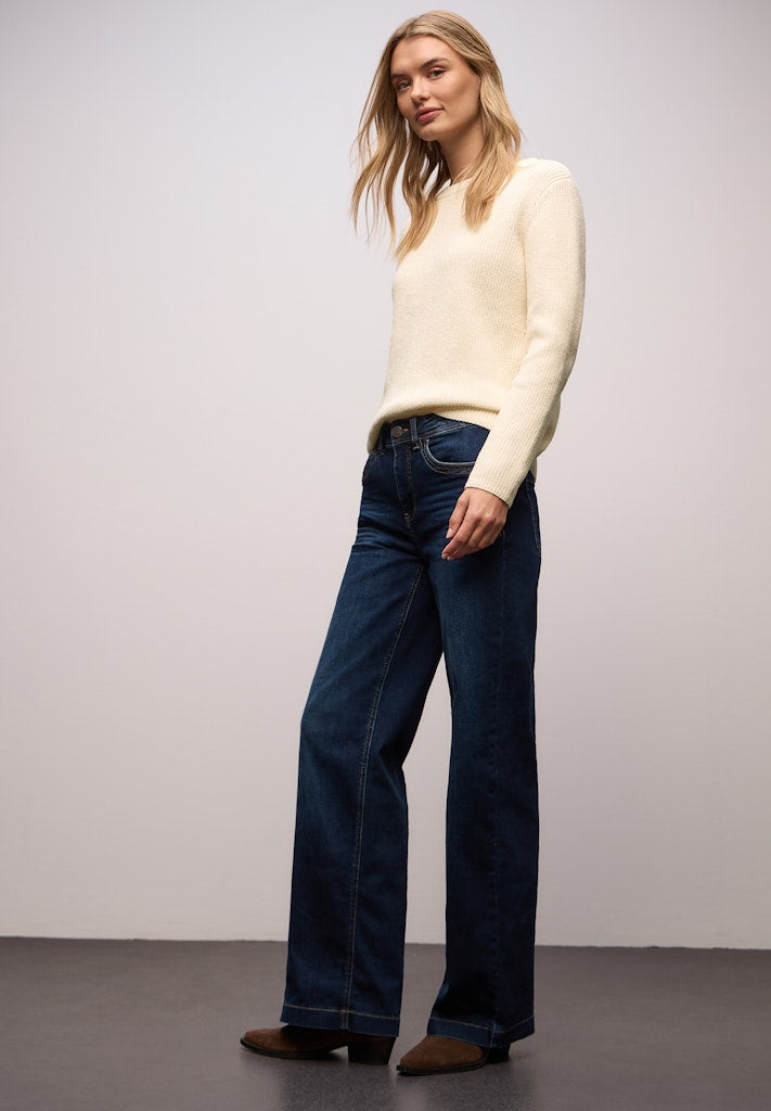 Street One Damen Pullover  Soft Beig