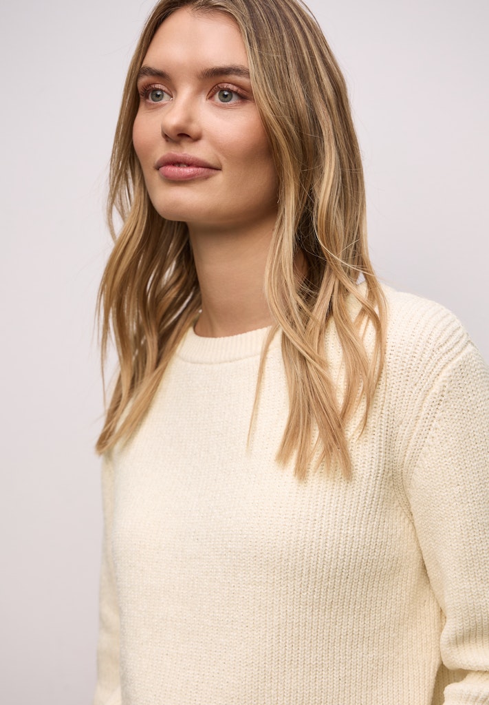 Street One Damen Pullover Soft Beig