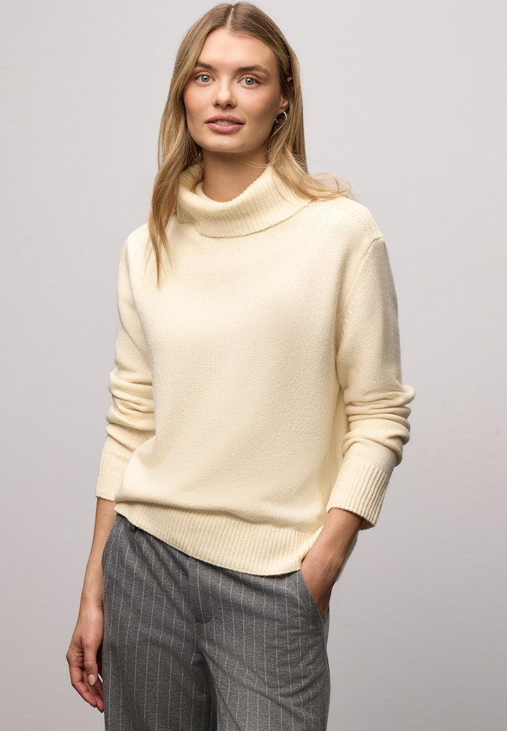 Street One Damen Pullover Soft Beig