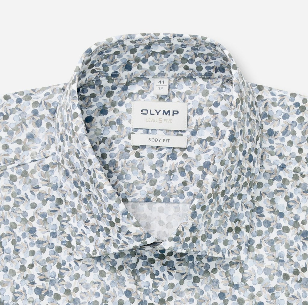 Olymp Herren Hemden lang  Weiss