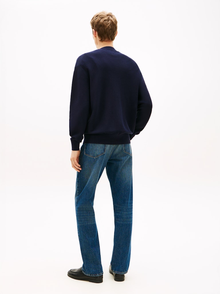 Tommy Hilfiger Herren Pullover Dw Blue