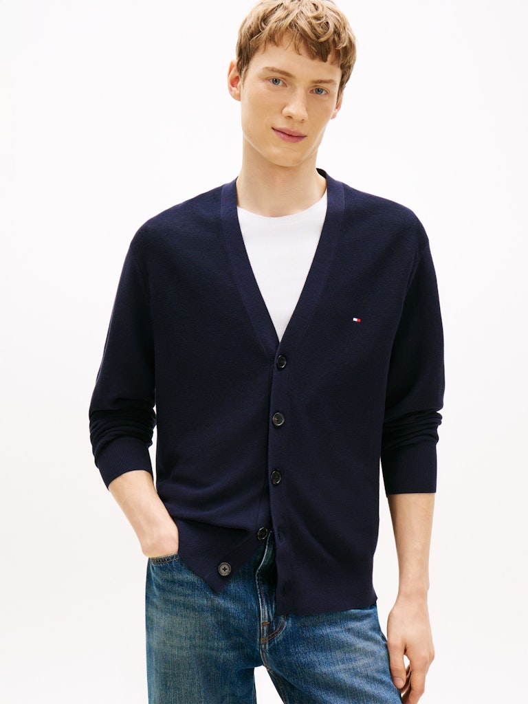 Tommy Hilfiger Herren Pullover Dw Blue