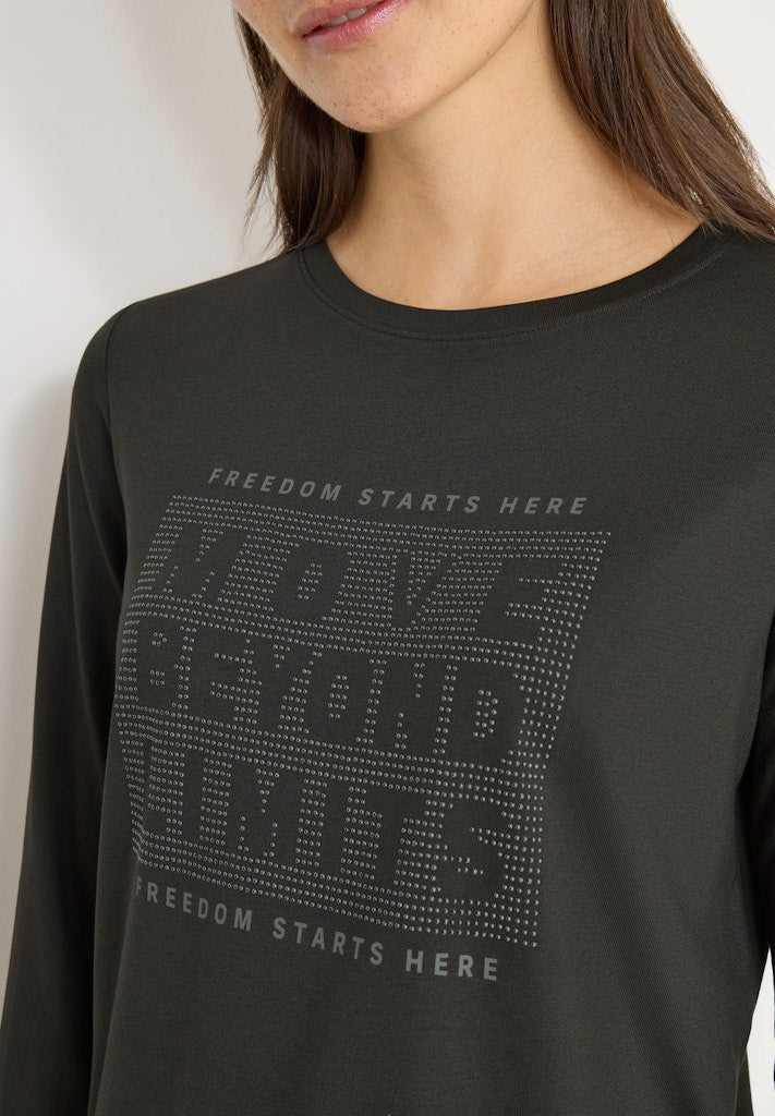 Cecil Damen T-Shirts Raw Khaki