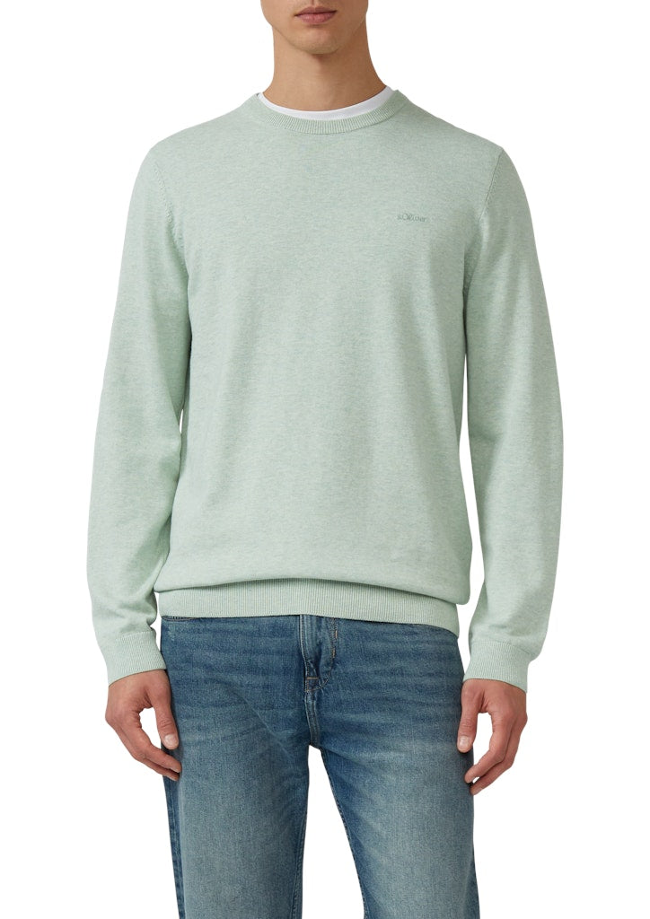 S. Oliver red Herren Pullover Blue Green
