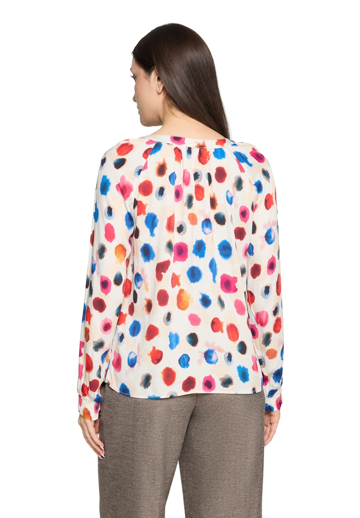 Cartoon Damen Blusen Nature/Red