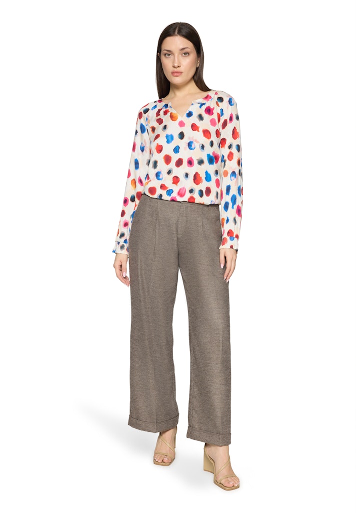 Cartoon Damen Blusen Nature/Red