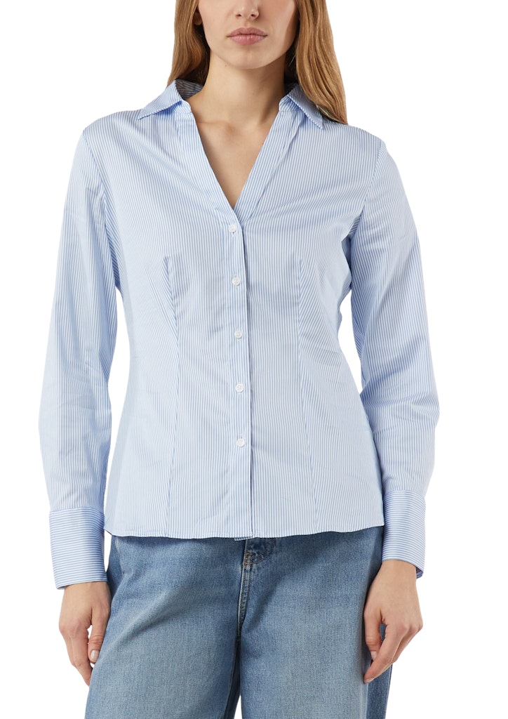Comma Damen Blusen Blue