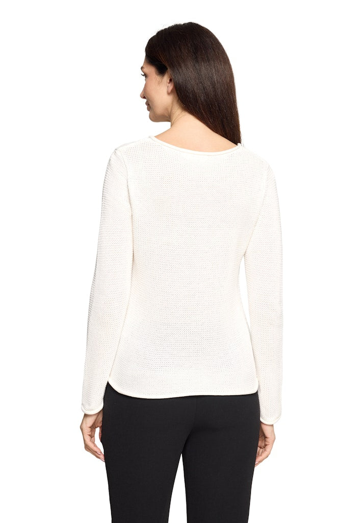 Betty & Co Damen Pullover Offwhite