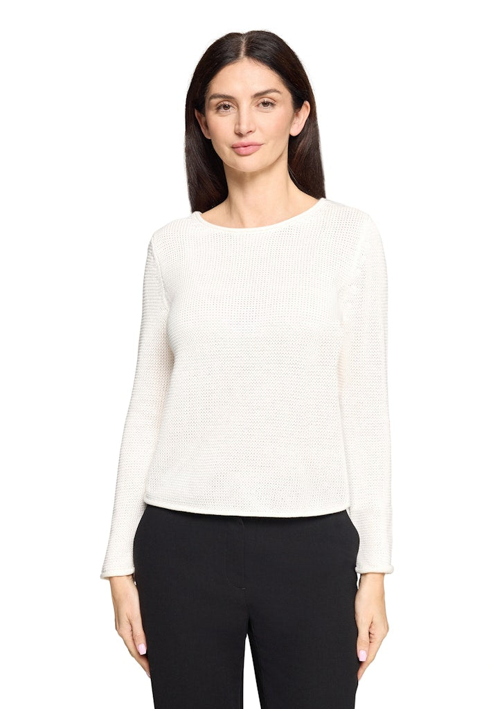 Betty & Co Damen Pullover Offwhite