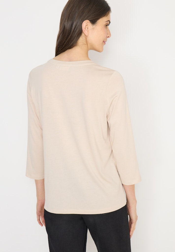 Cecil Damen T-Shirts Pearl Bei