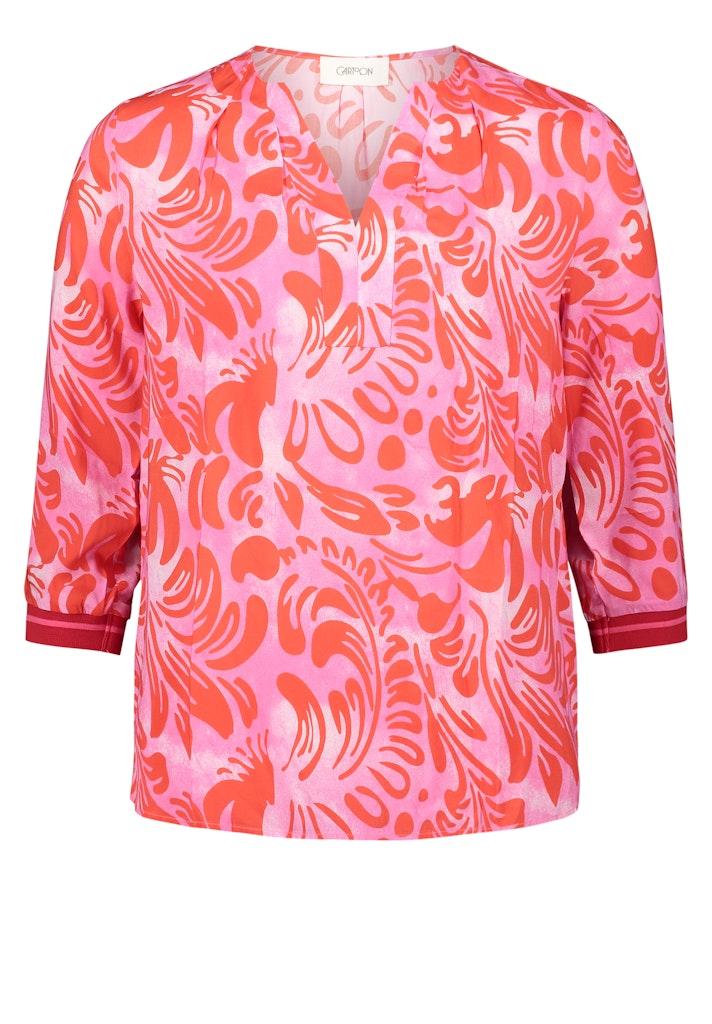 Cartoon Damen Blusen Pink/Red