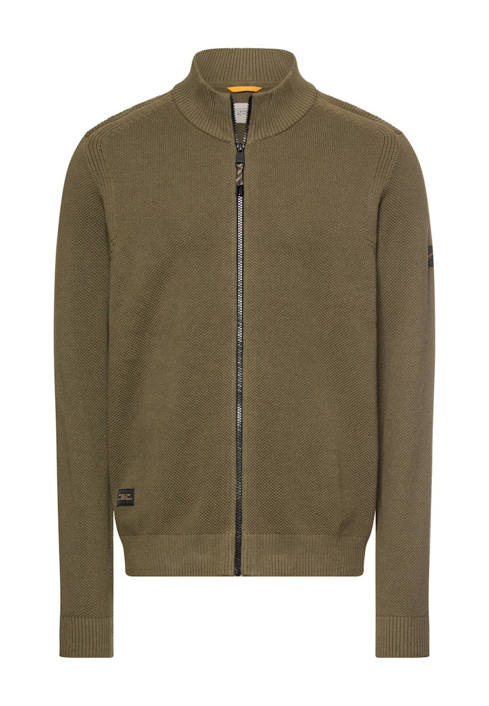 Camel active Herren Strickjacken  Deep Olive