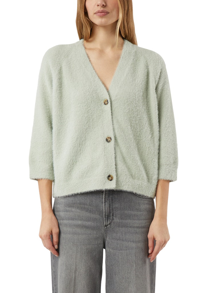 Comma Damen Strickjacken Blue Green