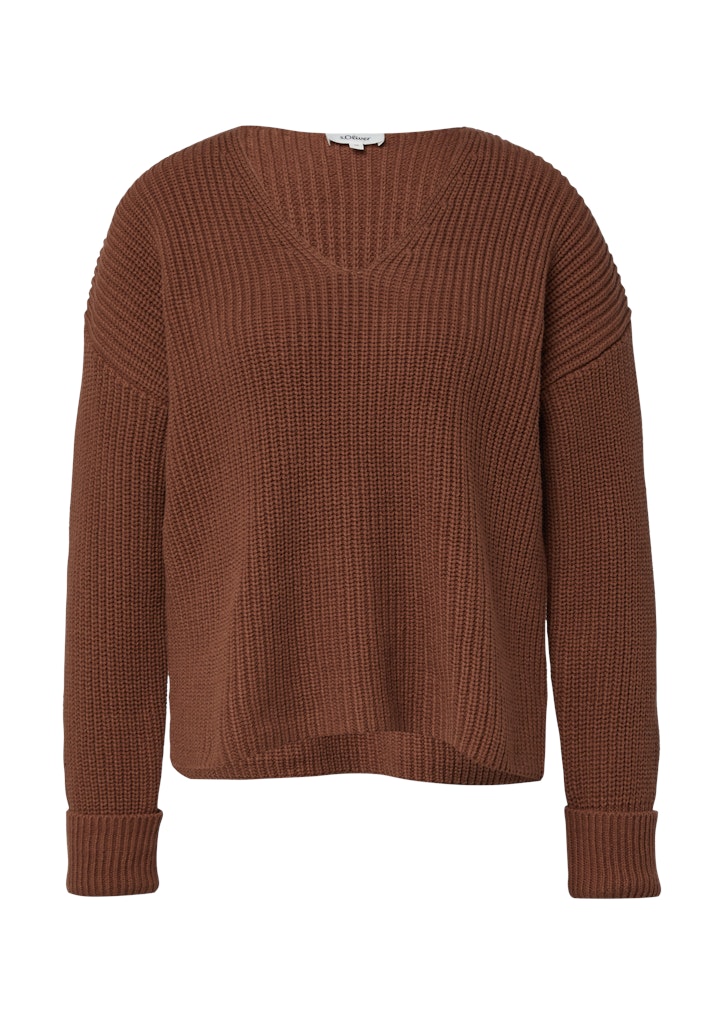 S. Oliver red Damen Pullover Brown