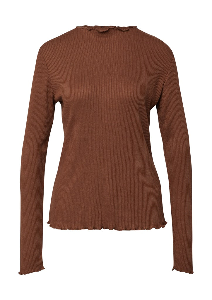 S. Oliver red Damen T-Shirts Brown