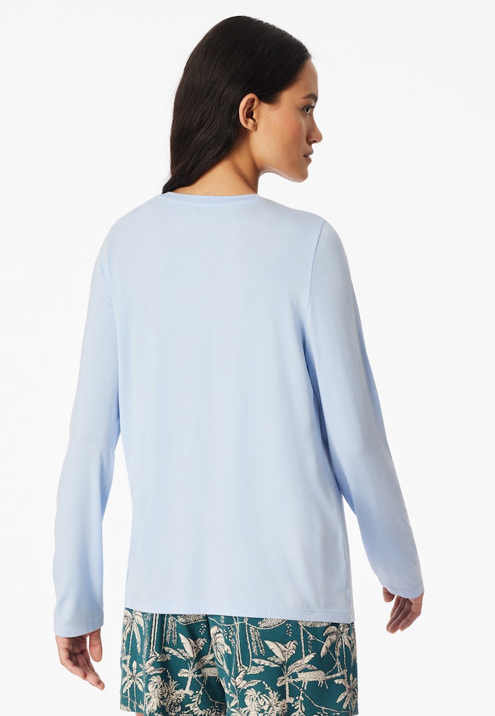 Schiesser Oberteil Hellblau