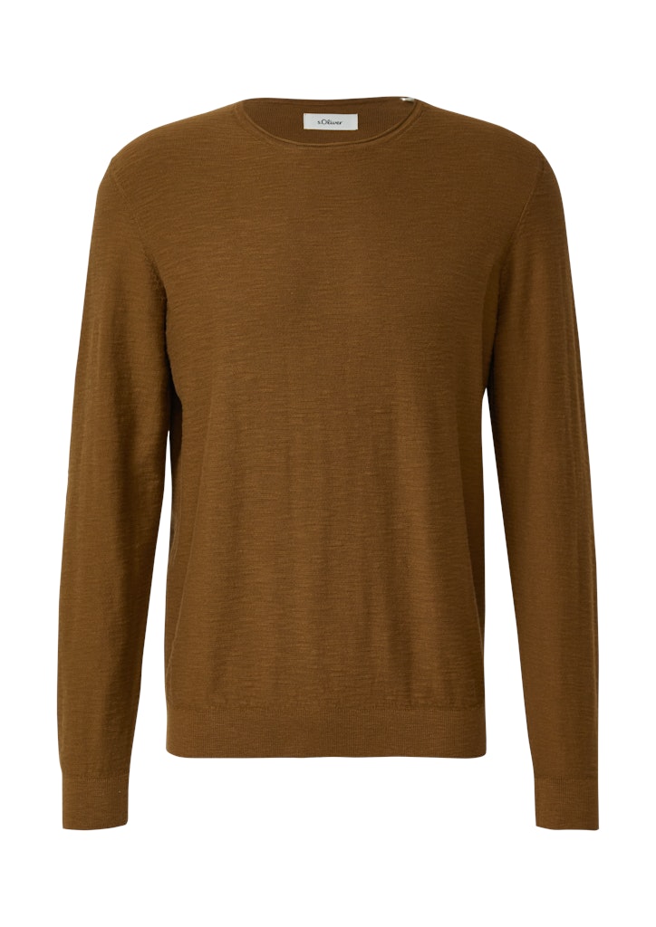S. Oliver red Herren Pullover Brown