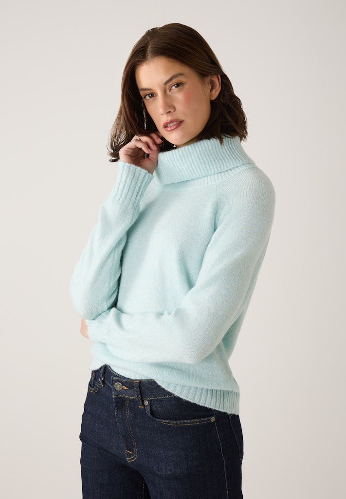 More & More Damen Pullover  Blue Haze