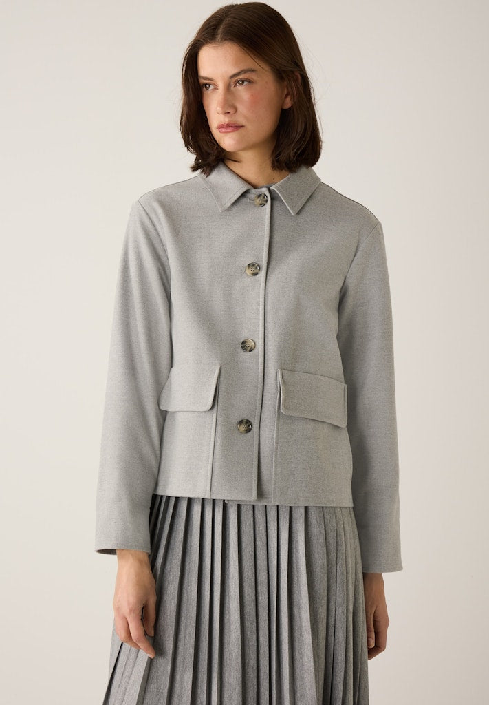 More & More Damen Blazer  Silvergrey