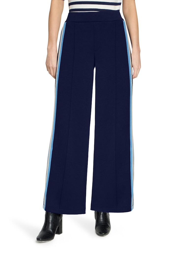 Cartoon Damen Hosen Maritime Blue