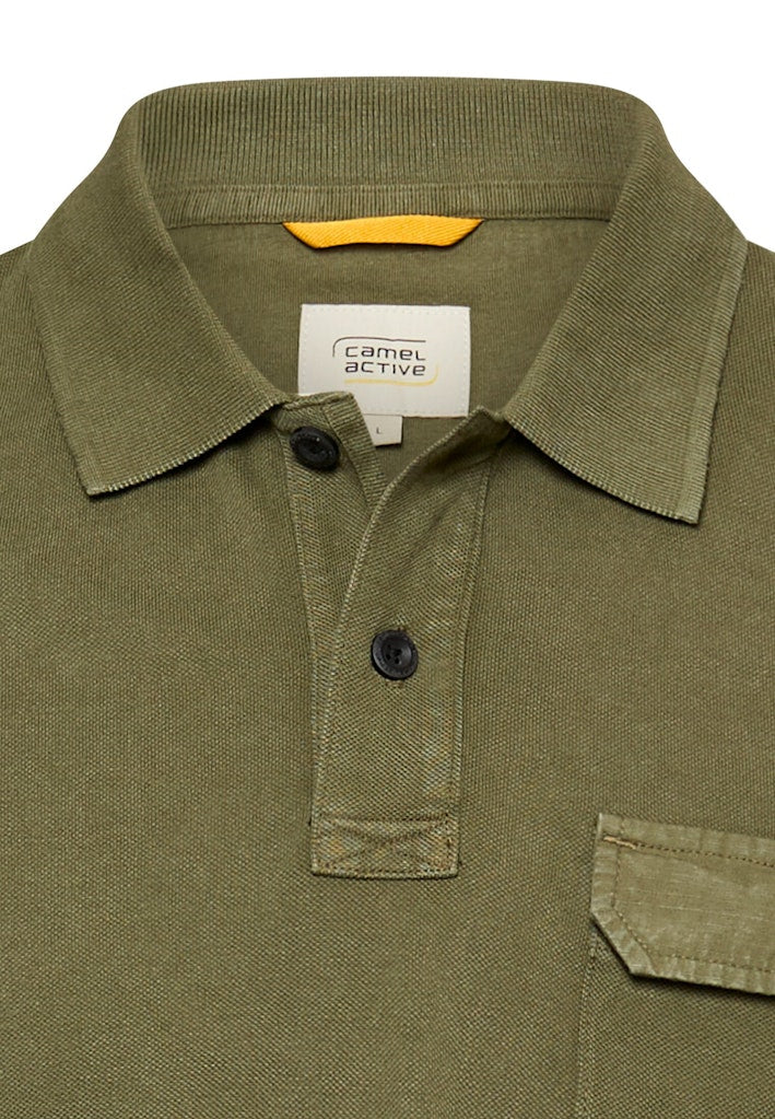 Camel active Herren Polo-Shirts  Deep Olive