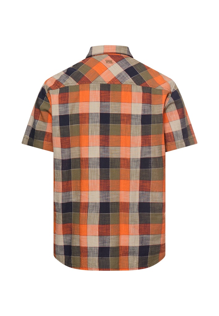 Camel active Herren Hemden kurz  Burned Orang