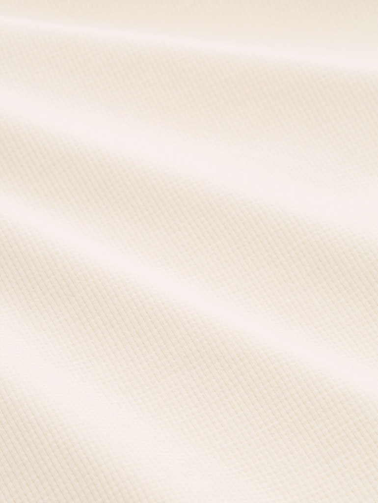 Tom Tailor Herren T-Shirts lang Gardenia White