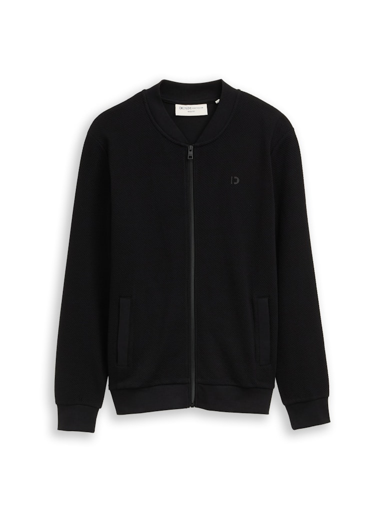 Tom Tailor denim Herren Sweatjacken Black