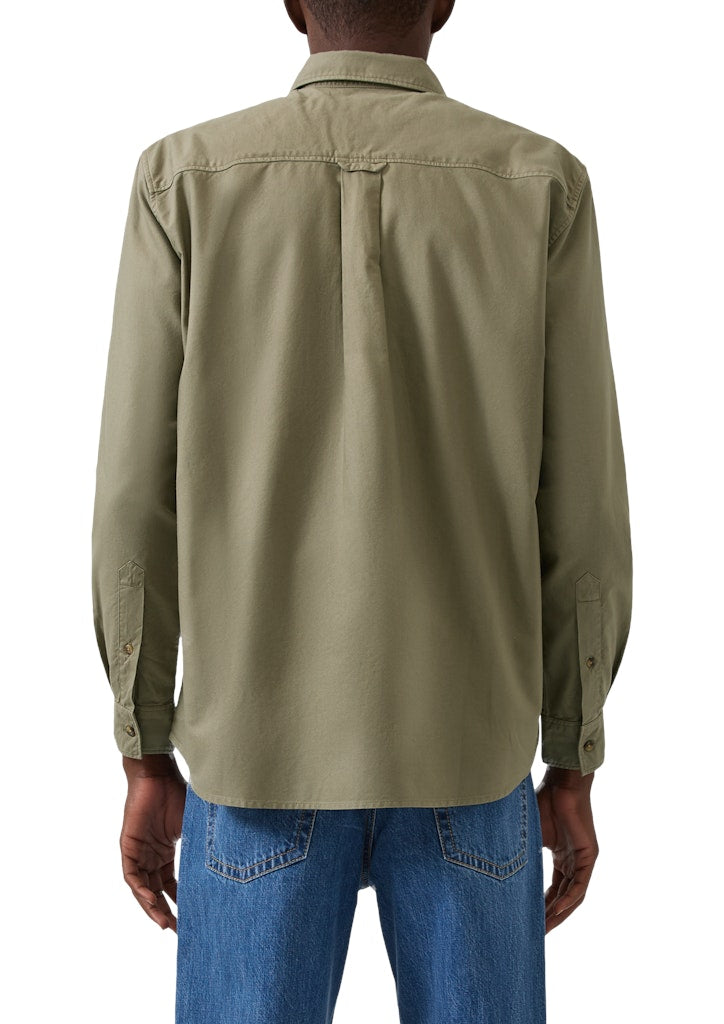 S. Oliver red Herren Hemden lang Green