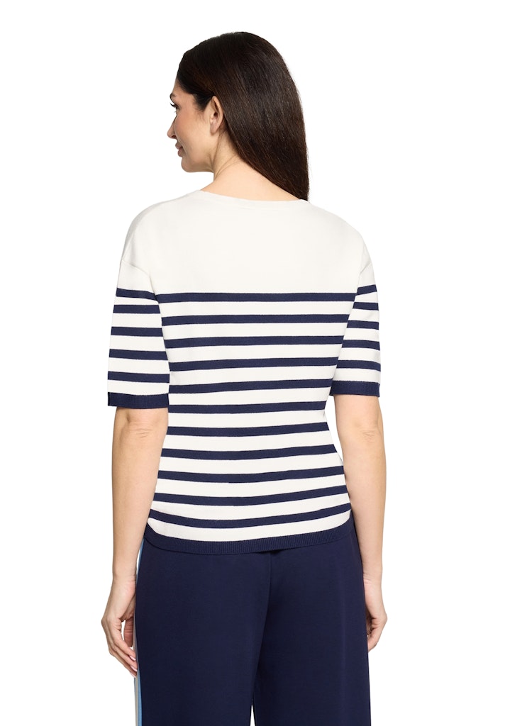 Cartoon Damen Pullover Cream/Dark Blue