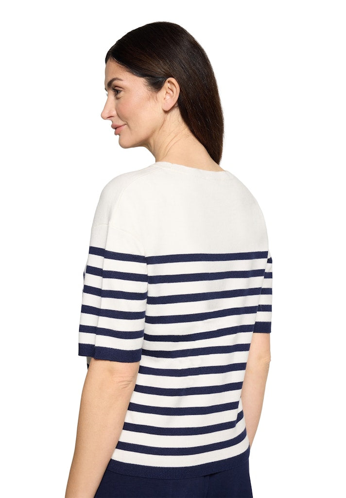 Cartoon Damen Pullover Cream/Dark Blue