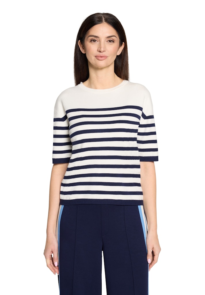 Cartoon Damen Pullover Cream/Dark Blue