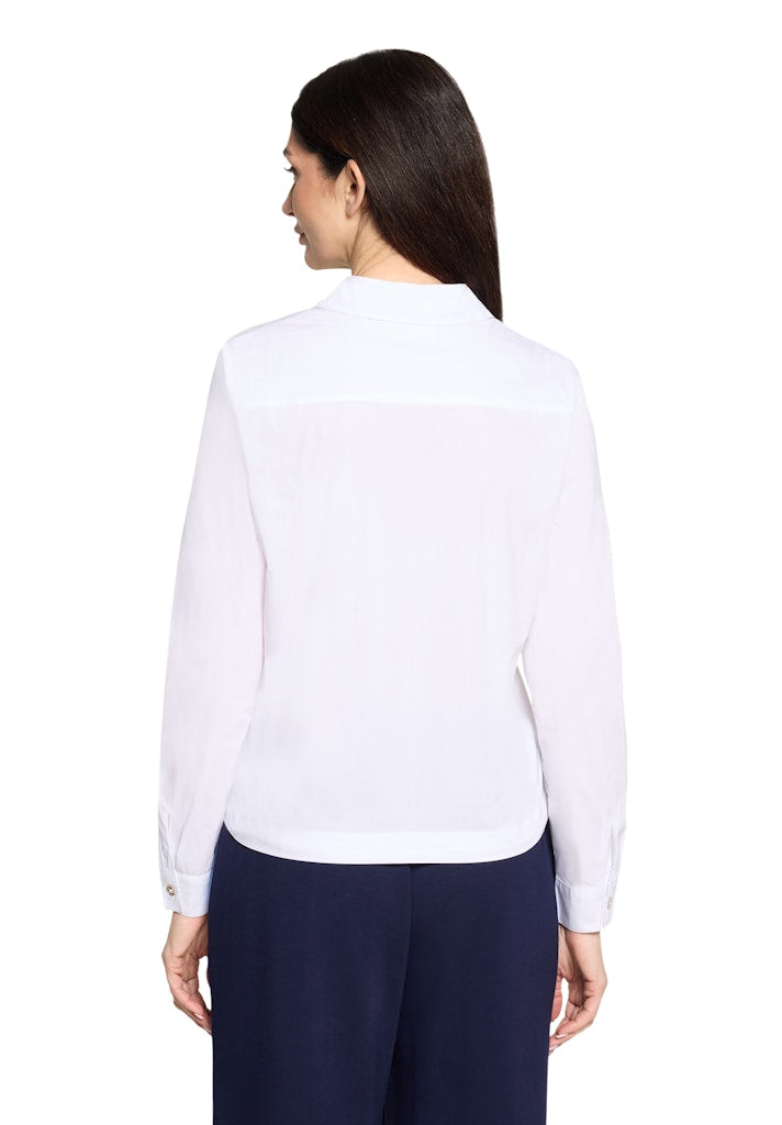 Cartoon Damen Blusen Bright White