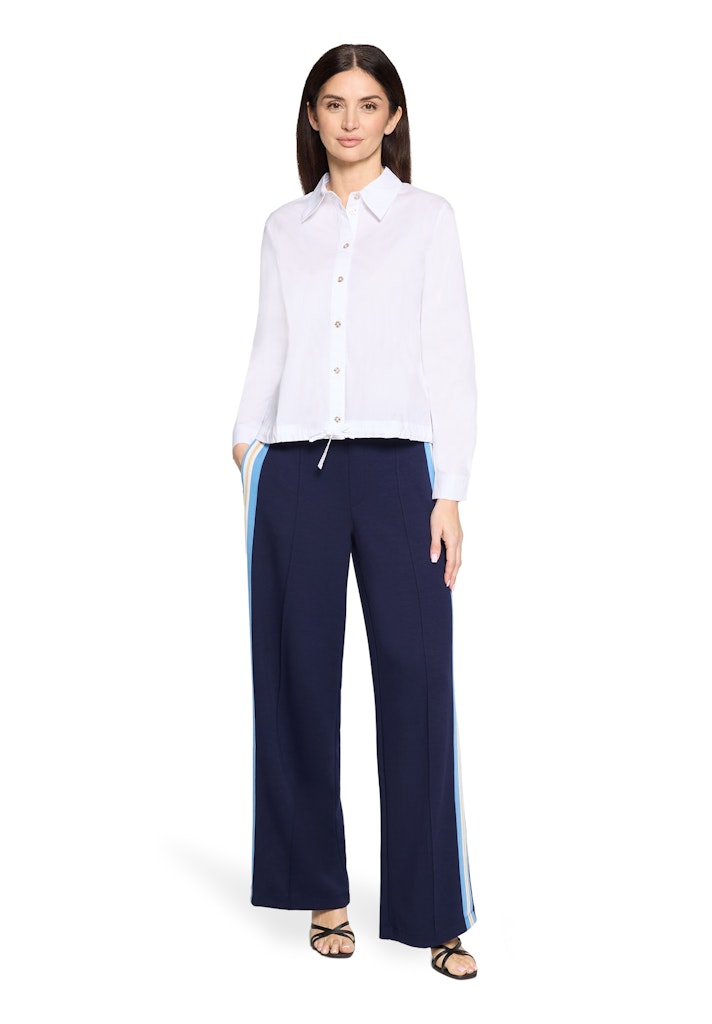 Cartoon Damen Blusen Bright White