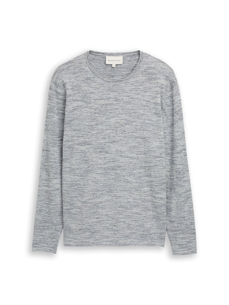 Tom Tailor Herren Pullover Navy Blue Multi