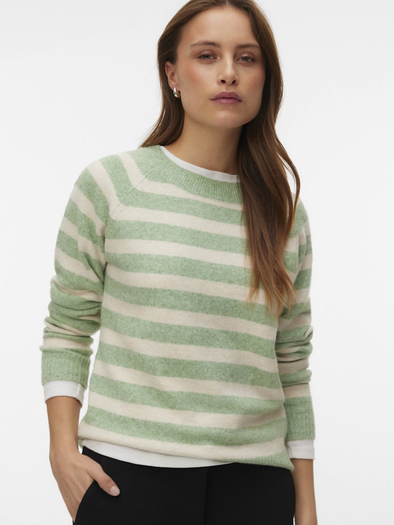 Vero Moda Damen Pullover Mistletoe/Birch
