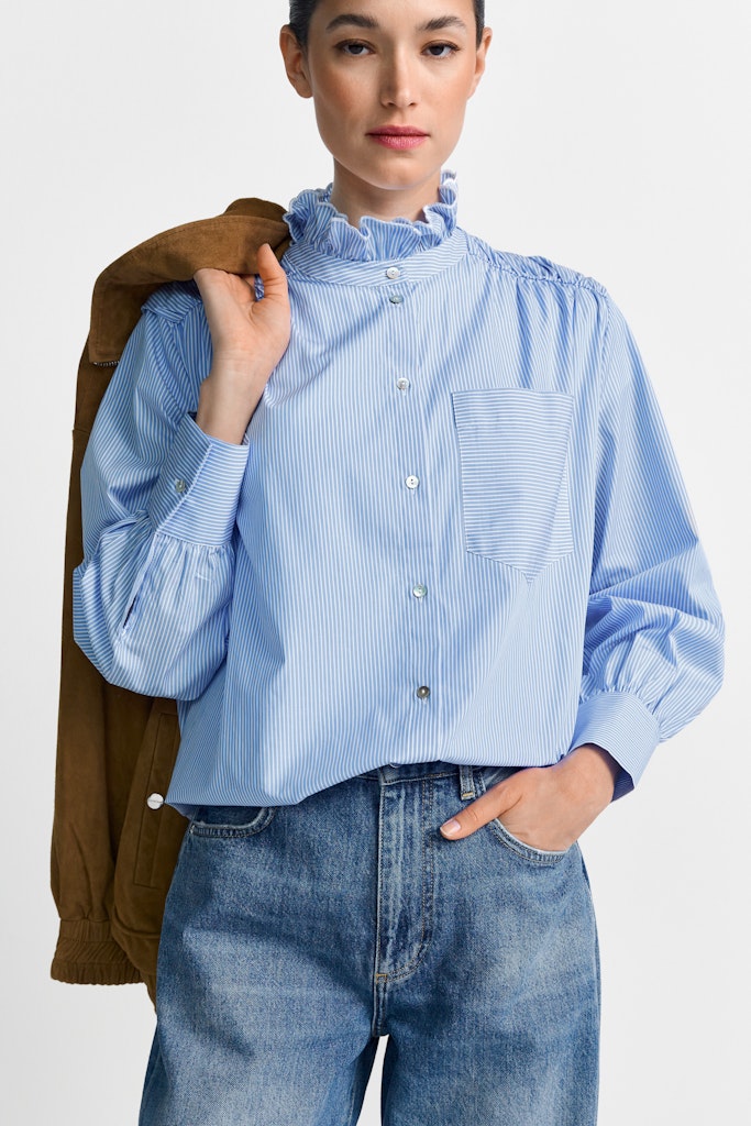 Rich & Royal Damen Blusen Skyway Blue