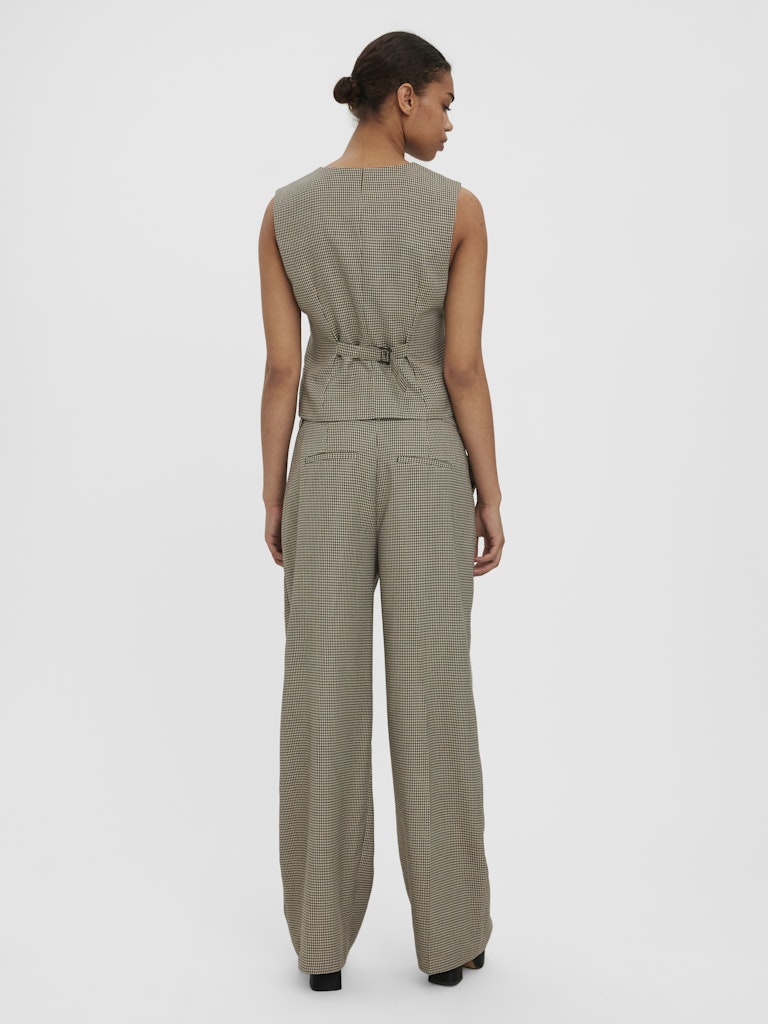 Vero Moda Damen Hosen Coffee Bean/Oat