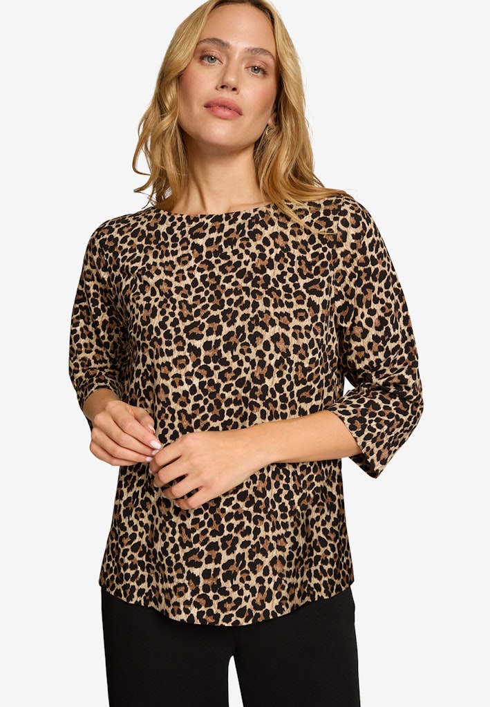 Zero Damen Blusen Beigeblack