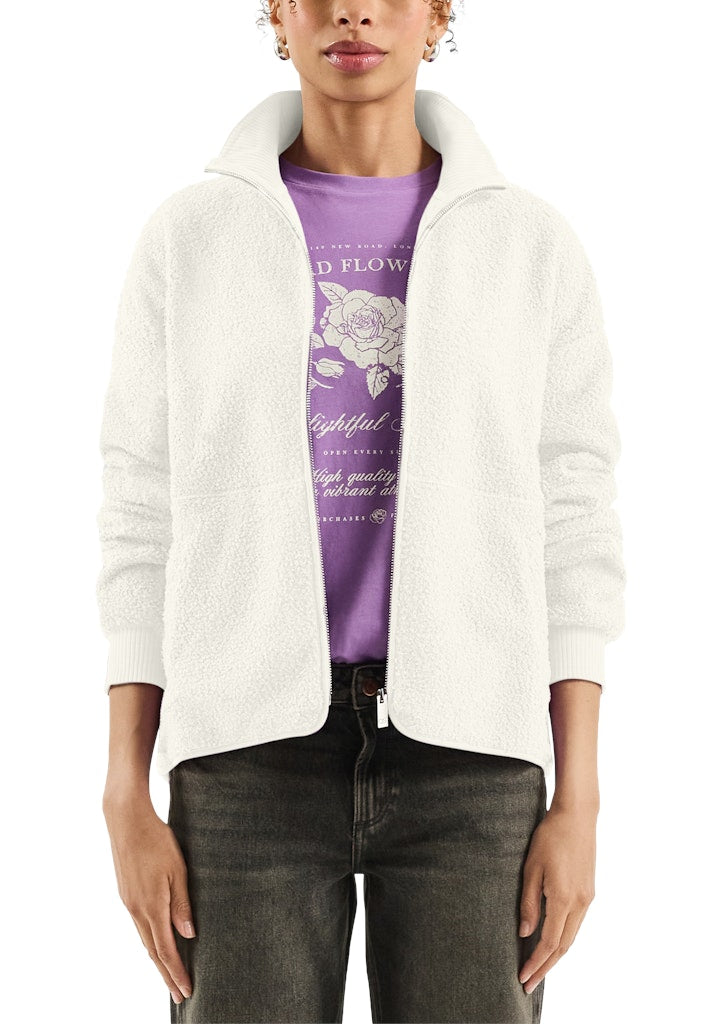 QS by S.Oliver Damen Sweatshirts White