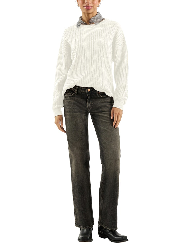 QS by S.Oliver Damen Pullover White