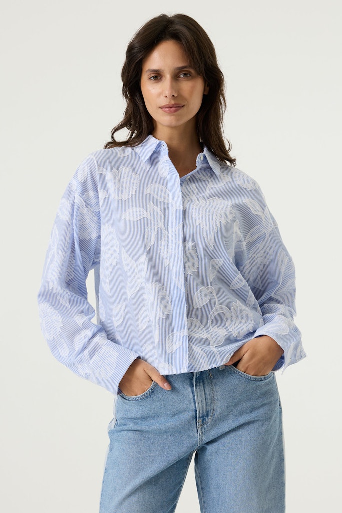 Garcia Damen Blusen Cornflower