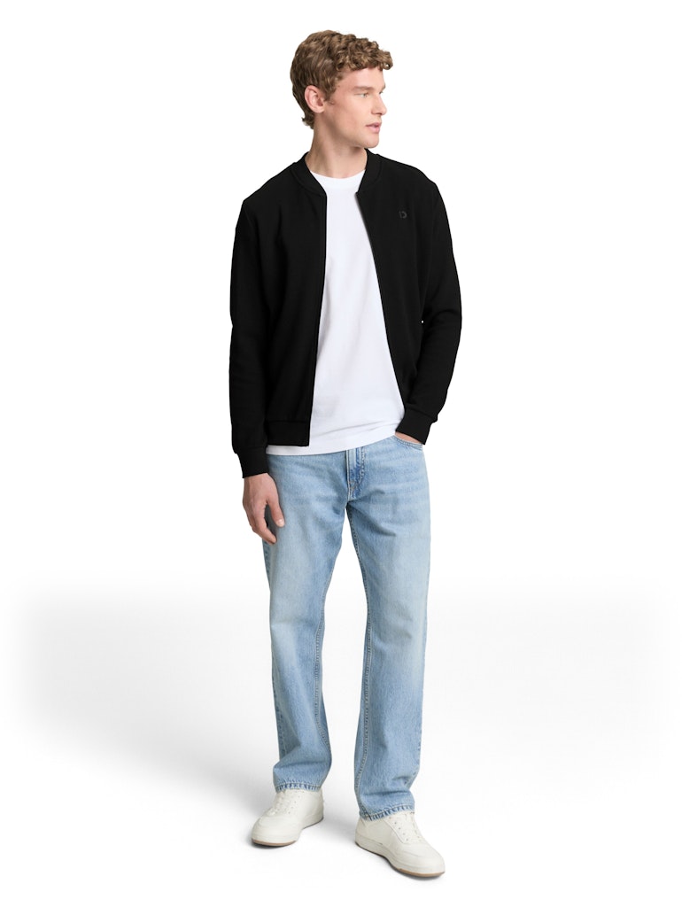 Tom Tailor denim Herren Sweatjacken Black