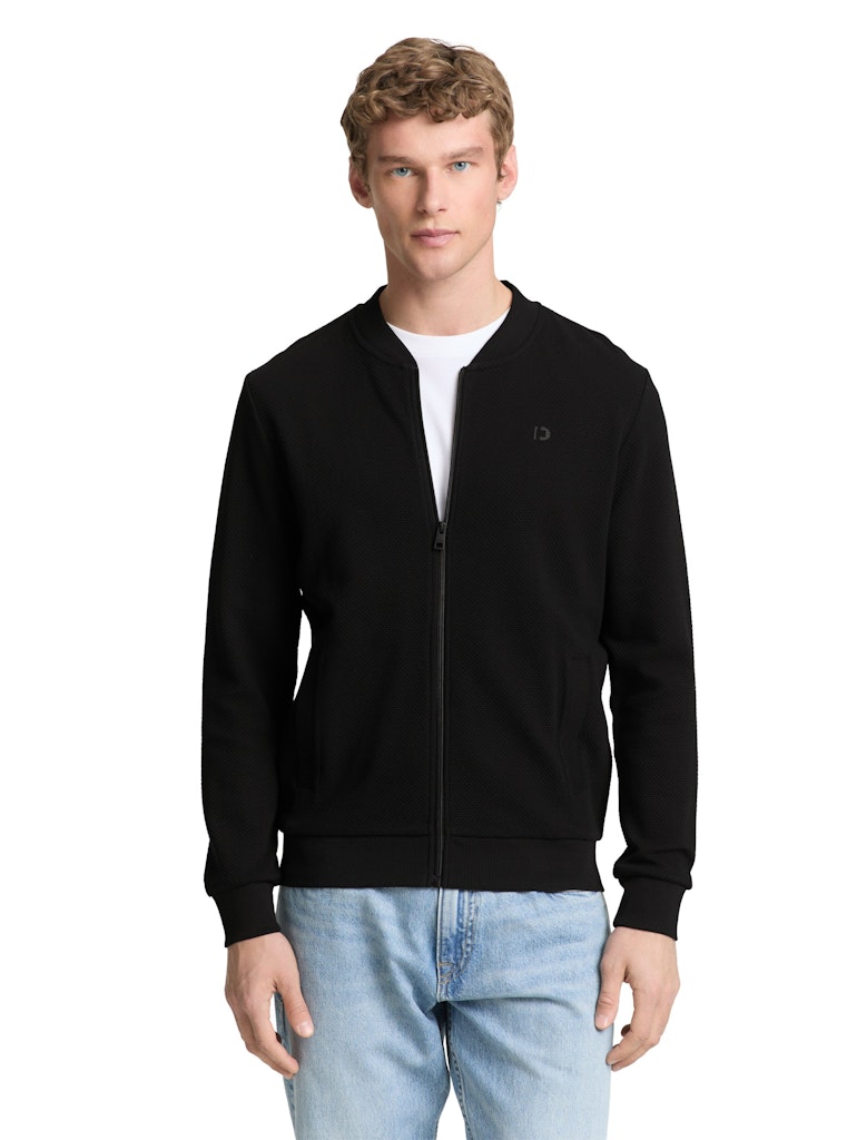 Tom Tailor denim Herren Sweatjacken Black