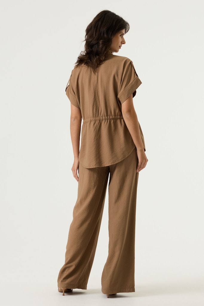 Garcia Damen Hosen Soft Taupe